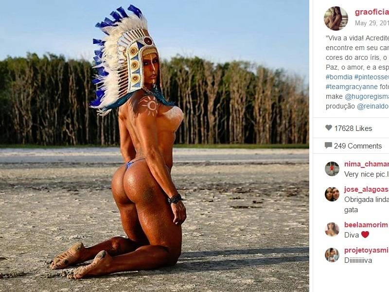 Gracyanne Barbosa: índia fitness?