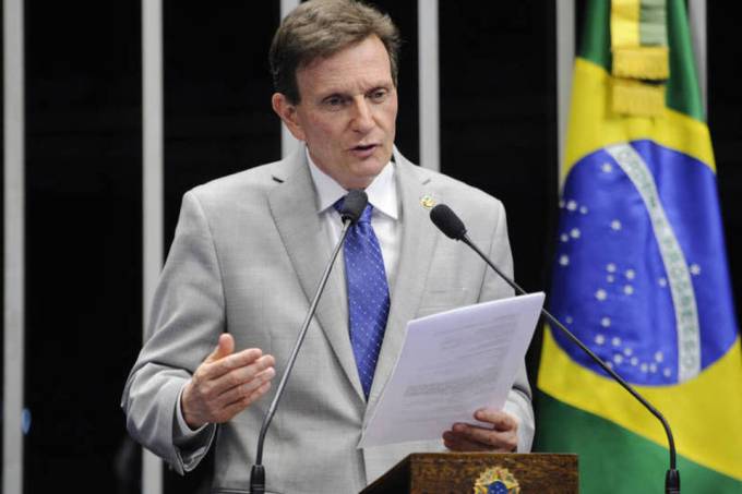 O senador Marcelo Crivella é o candidato do PRB para a prefeitura do Rio (Divulgação/Marcelo Crivella/)
